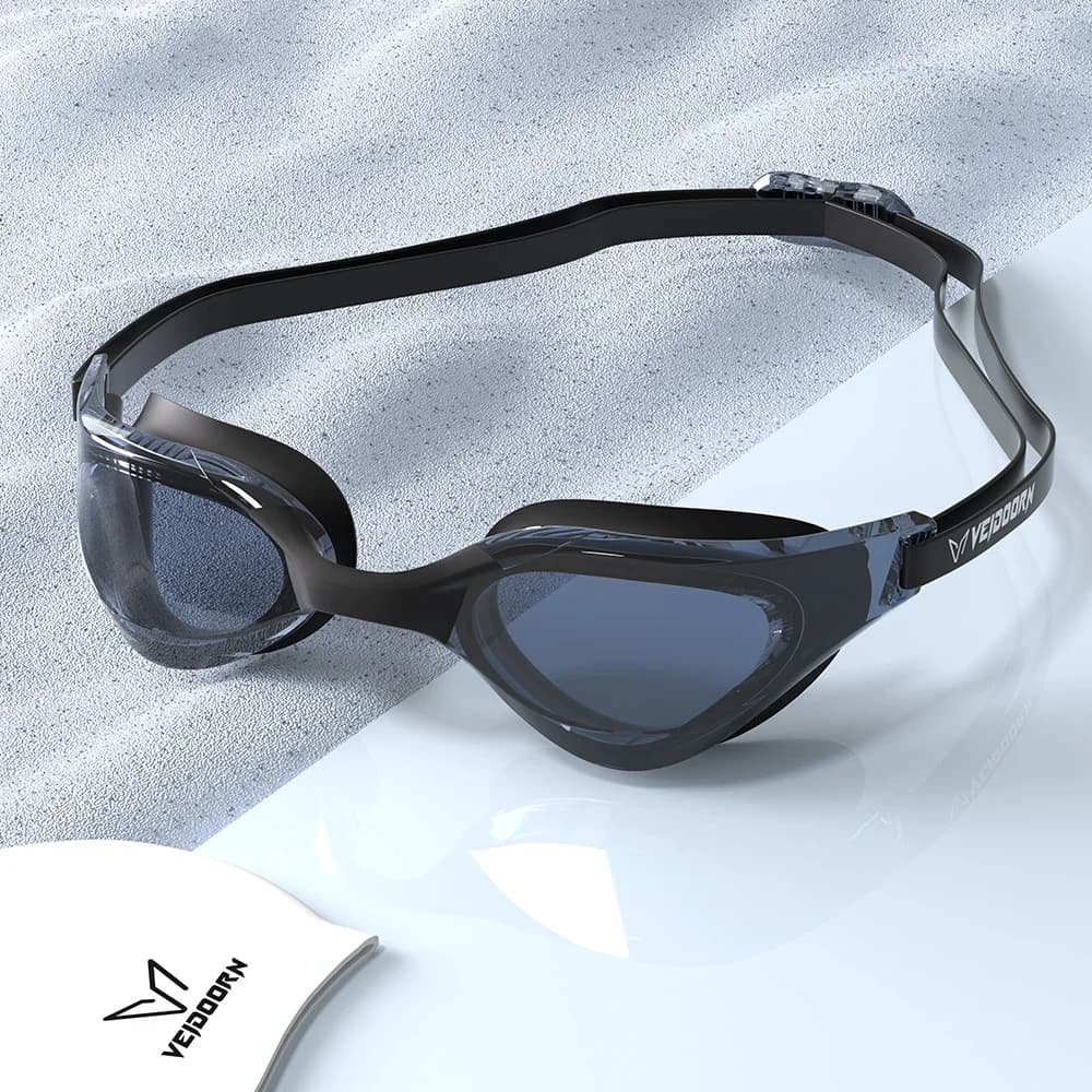 Veidoorn 2025 Swimwear HD anti-fog protection UV protection Adult leak proof clear vision Children professional swimming equipment