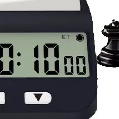 Timer Digitale per Scacchi con Pulsante a Bilanciere Grande, Cronometro Multimodale per Go, Scacchi e Giochi di Scacchi Cinesi