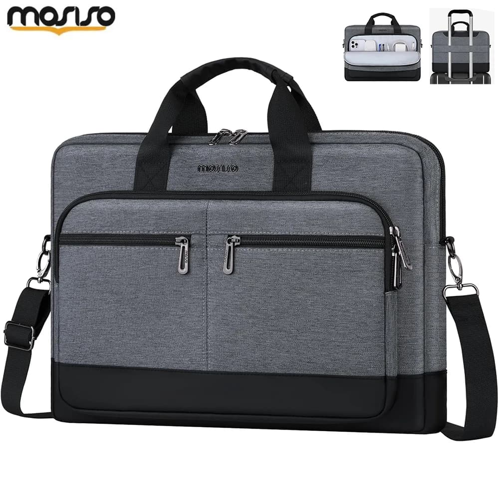 Borsa a tracolla per laptop da lavoro per MacBook Air Pro da 15-16 pollici M5 M4 M3 M2 M1, borsa messenger per computer, custodia da ufficio per uomo