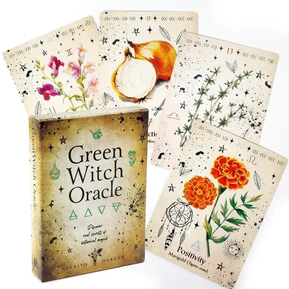 Carte Oracle della strega verde: scopri il gioco da tavolo delle carte dei tarocchi dei segreti reali