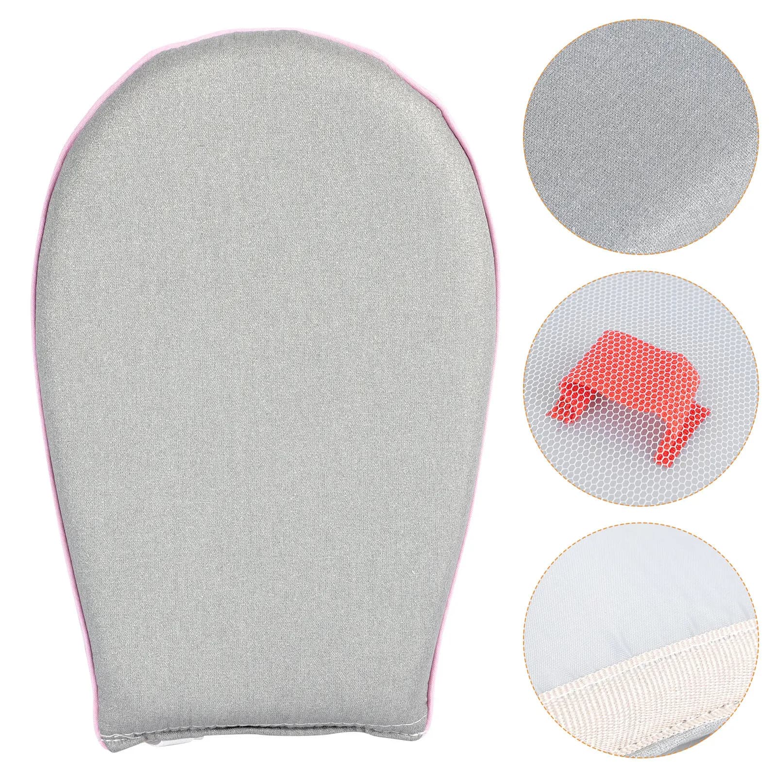 1 Pezzo Mini Asse da Stiro Portatile, Resistente alle Alte Temperature, con Spugna Spessa, per Uso Domestico, con Gancio per Riporre