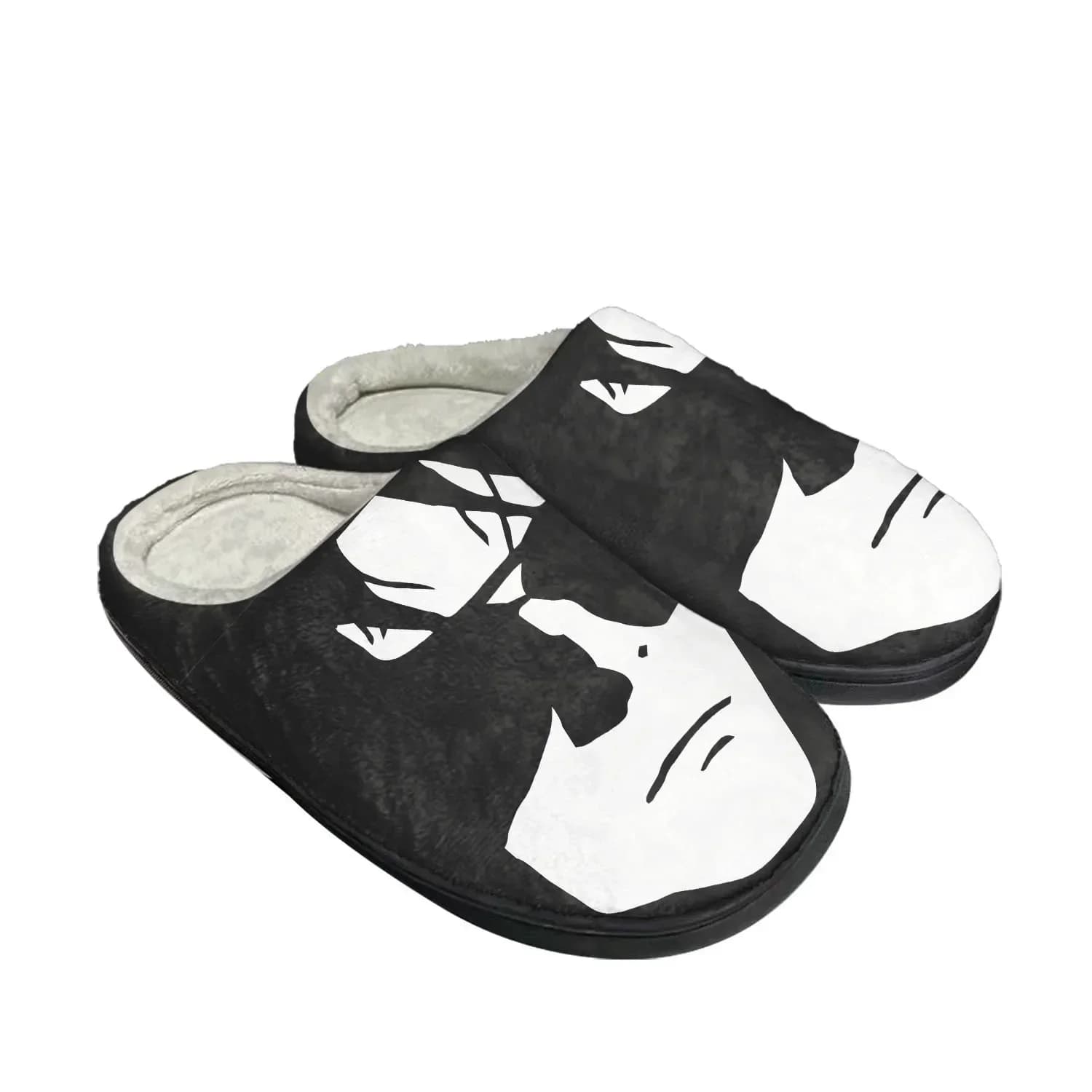 Mercy Rock Band Andrew Eldritch Home Cotton Custom Slippers Mens Womens Sandals Plush Bedroom Keep Warm Shoe Thermal Slipper