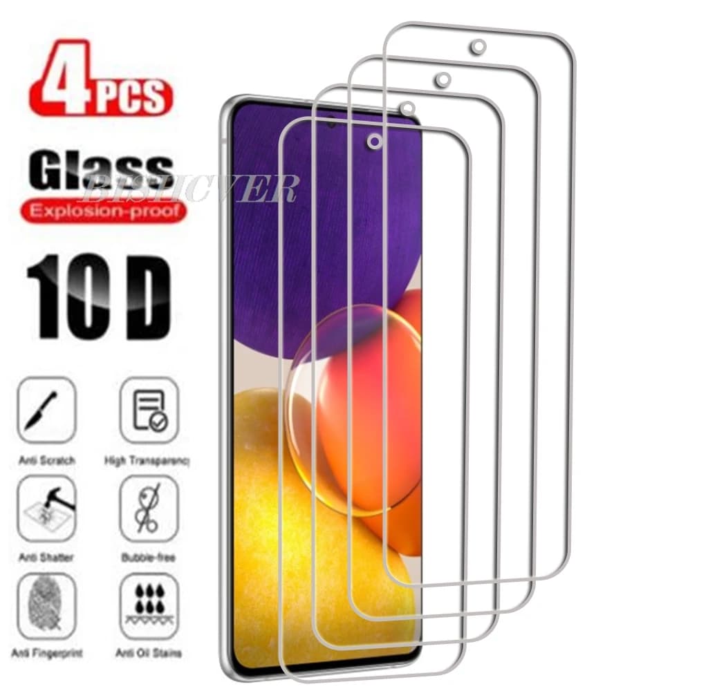 4 pezzi di vetro temperato per Samsung Galaxy Quantum 2 Quantum2 SM-A826S Galaxy A82 protezione dello schermo pellicola protettiva in vetro per telefono 9H