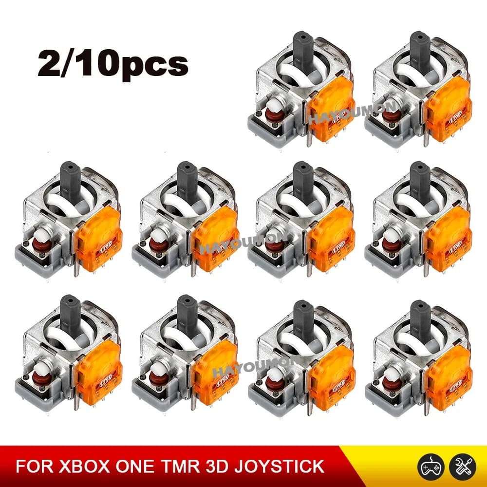 2/10 Pz 3D Analogico Stick Sostituzione TMR Effetto Joystick per PS5 PS4 Xbox Serie S Switch Pro Controller Aggiornamento Accessori di Gioco