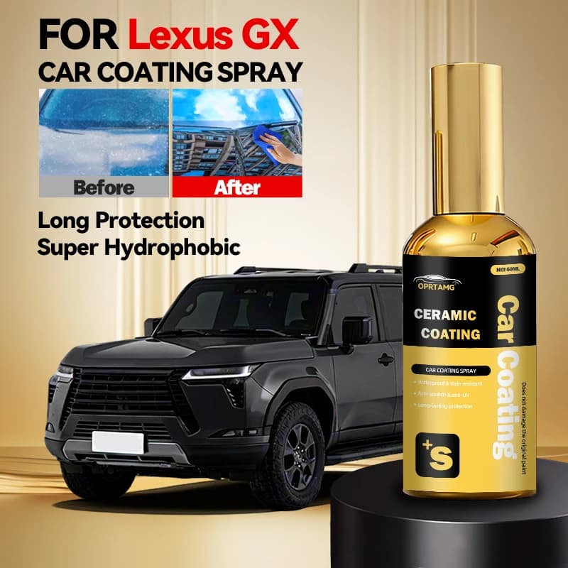 Rivestimento Ceramico Rapido Nano Liquido Idrofobico a Lunga Durata per Auto, Protezione Vernice Ultra Lucida per Lexus GX 2002-2025