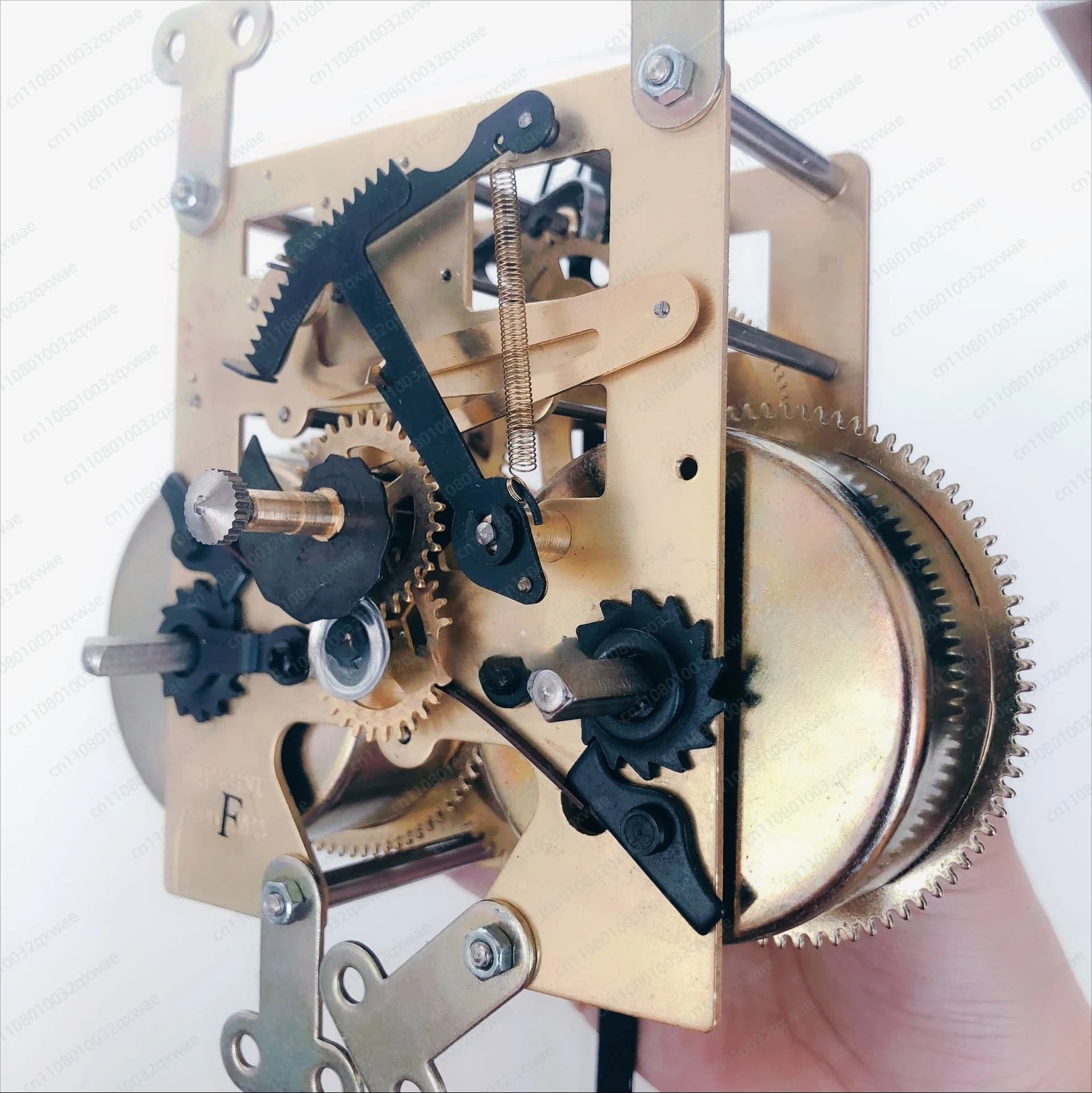 Accessori per il movimento dell'orologio Orologio da tavolo da parete con avvolgimento meccanico vecchio stile in rame pieno
