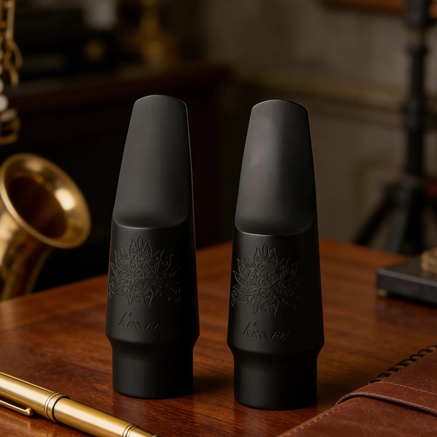 KMEE KANEE Jungle Hard Rubber Saxophone mouthpiece Eb alto Mouthpiece Bb Tenor Sax mouthpiece High-quality