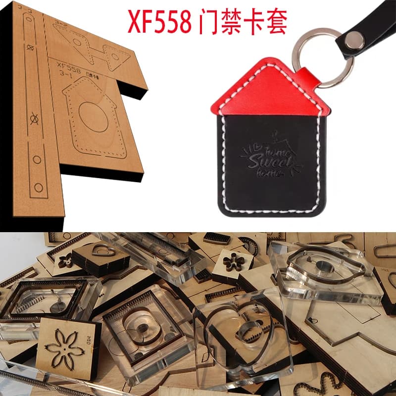 New Die Access Card Holder/card Bag Leather Craft Punch Hand Tool Cut Knife Moldova XF558
