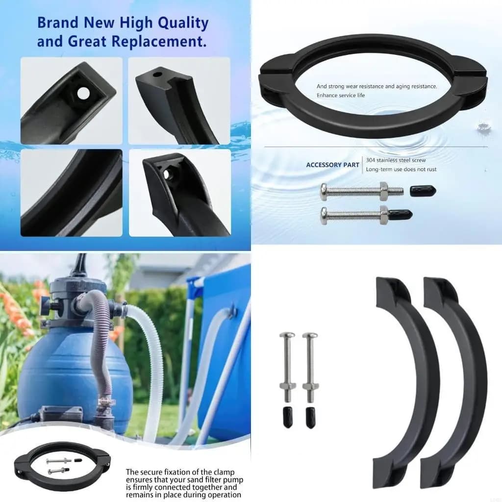 Pool Lid Seals Repair Set Flange Valves Clamp Pool Lid for SF80110-2