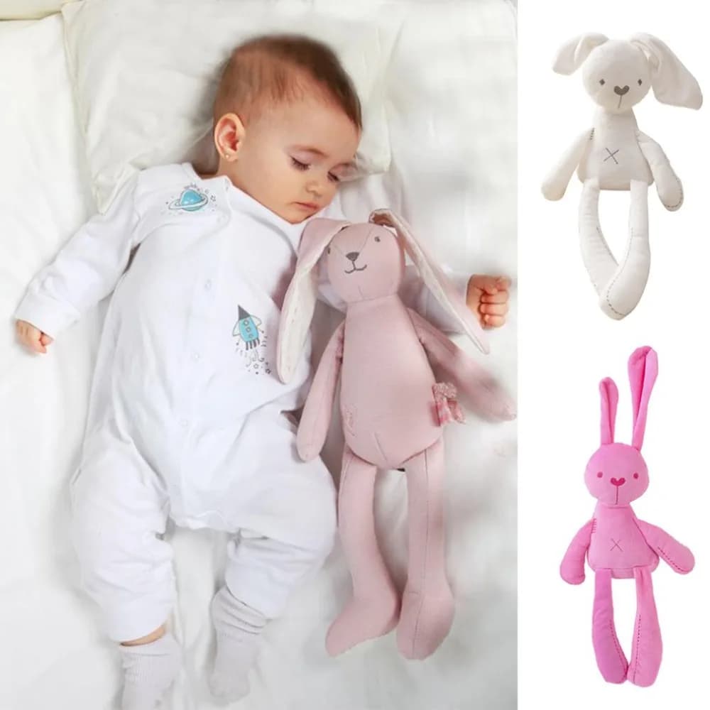 42CM Cute Long Ears Pacify Rabbit Doll Baby Soft peluche placare Sleeping peluche giocattoli per bambini per bambini regalo di compleanno