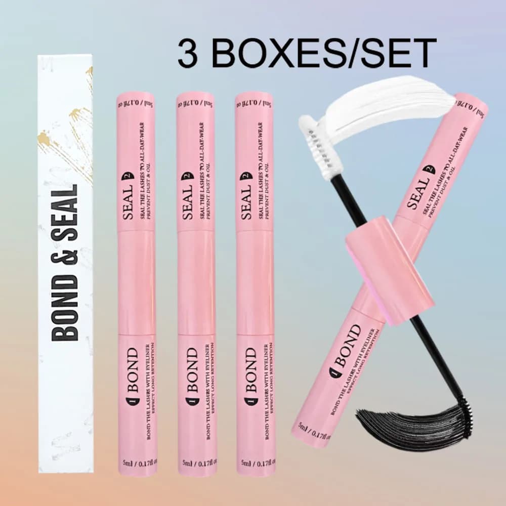 Necklace and seal for eyelashes 10ml Necklace and seal for individual eyelashes 5 ml pins for eyelash extension and glue removal for super durable eyelashes