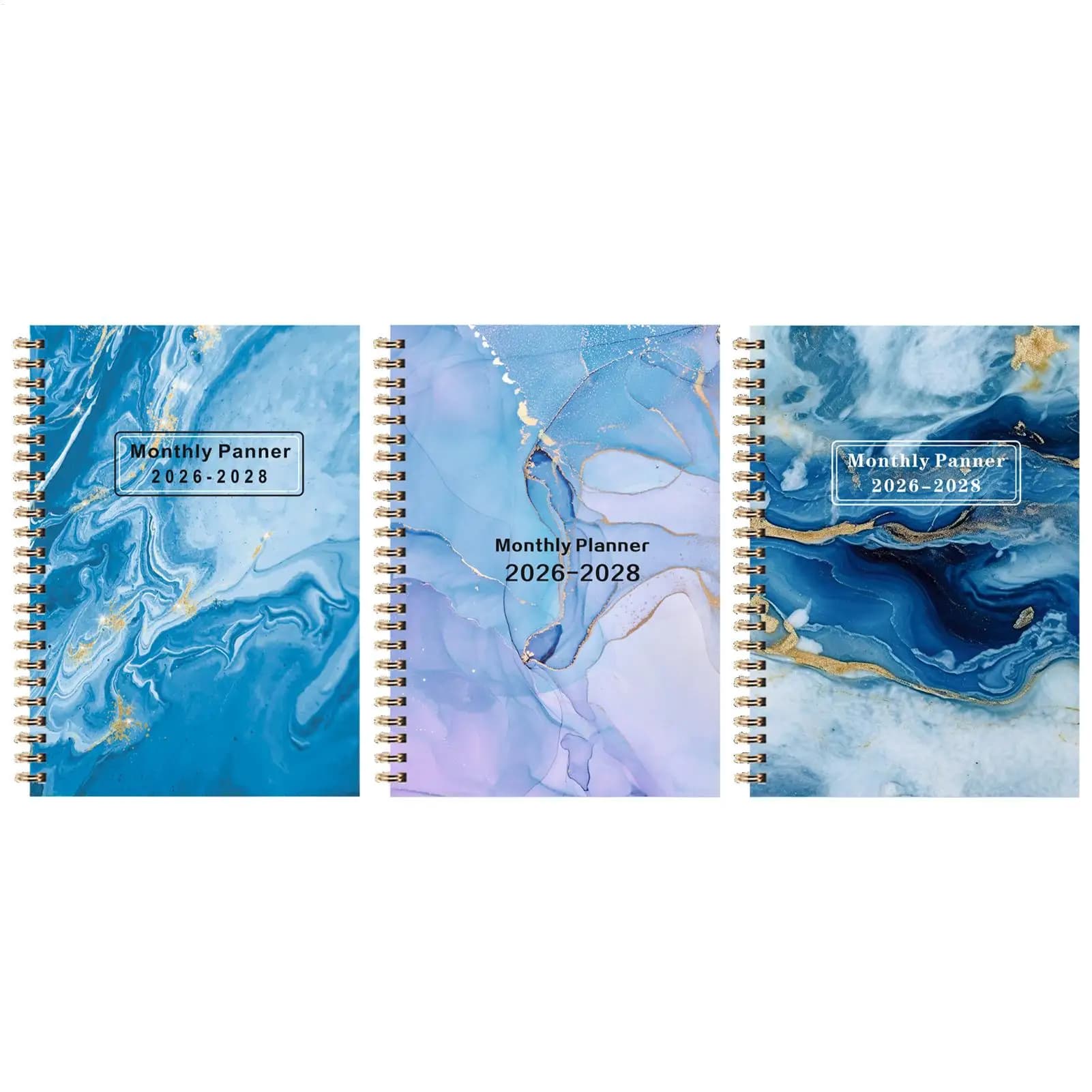 Work Schedule Planner 2026-2028 Monthly Calendar Coiled Appointment Journal with 36-month Tabs for Men Student Family Teacher