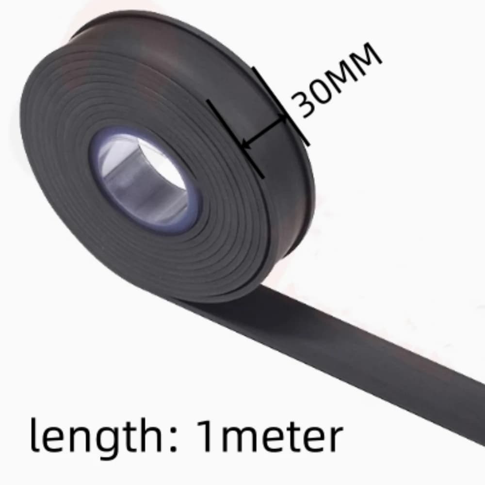 Porta etichette magnetico da 1 metro di larghezza 30 mm Magnete a canale Forma "C" Forma 1M * 30mm * 1mm Striscia magnetica in gomma; Striscia magnetica per estrusione