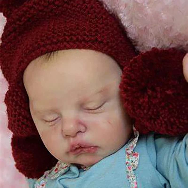 21 pollici Reborn Doll Kit Ruby Sleeping Baby Doll Kit non verniciato incompiuto parti di bambole fai da te Drop shipping