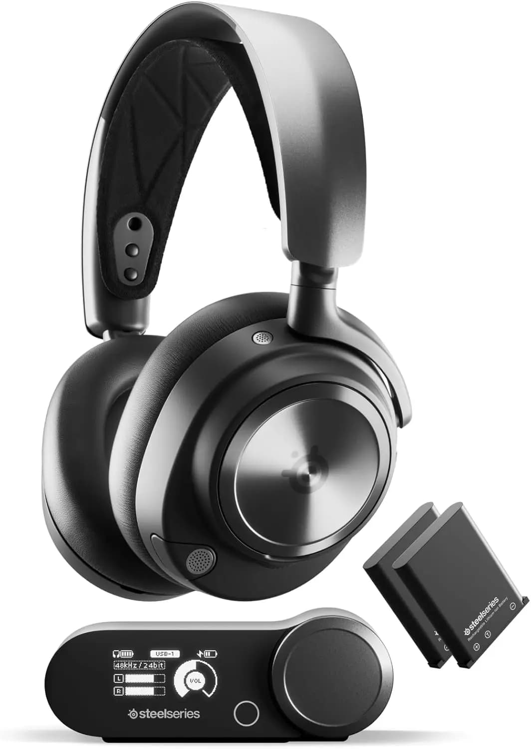 Multisystem Wireless Gaming Headphones with Active Noise Cancellation, Premium Hi-Fi Driver and ClearCast Microphone (Reconditioned)