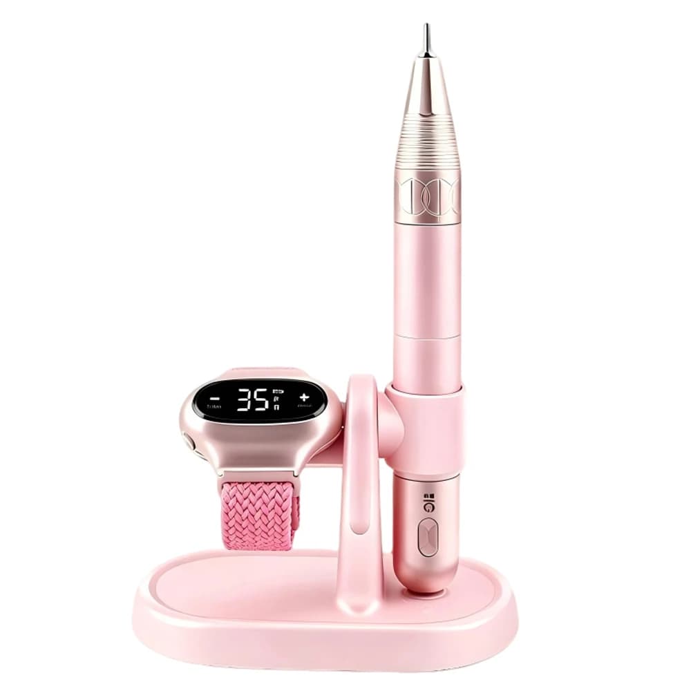 Wristband Controlled Electric Nail Drill 35000RPM Cordless Nail File With Alloy Body Portable Efile for Manicure Salon Home Use