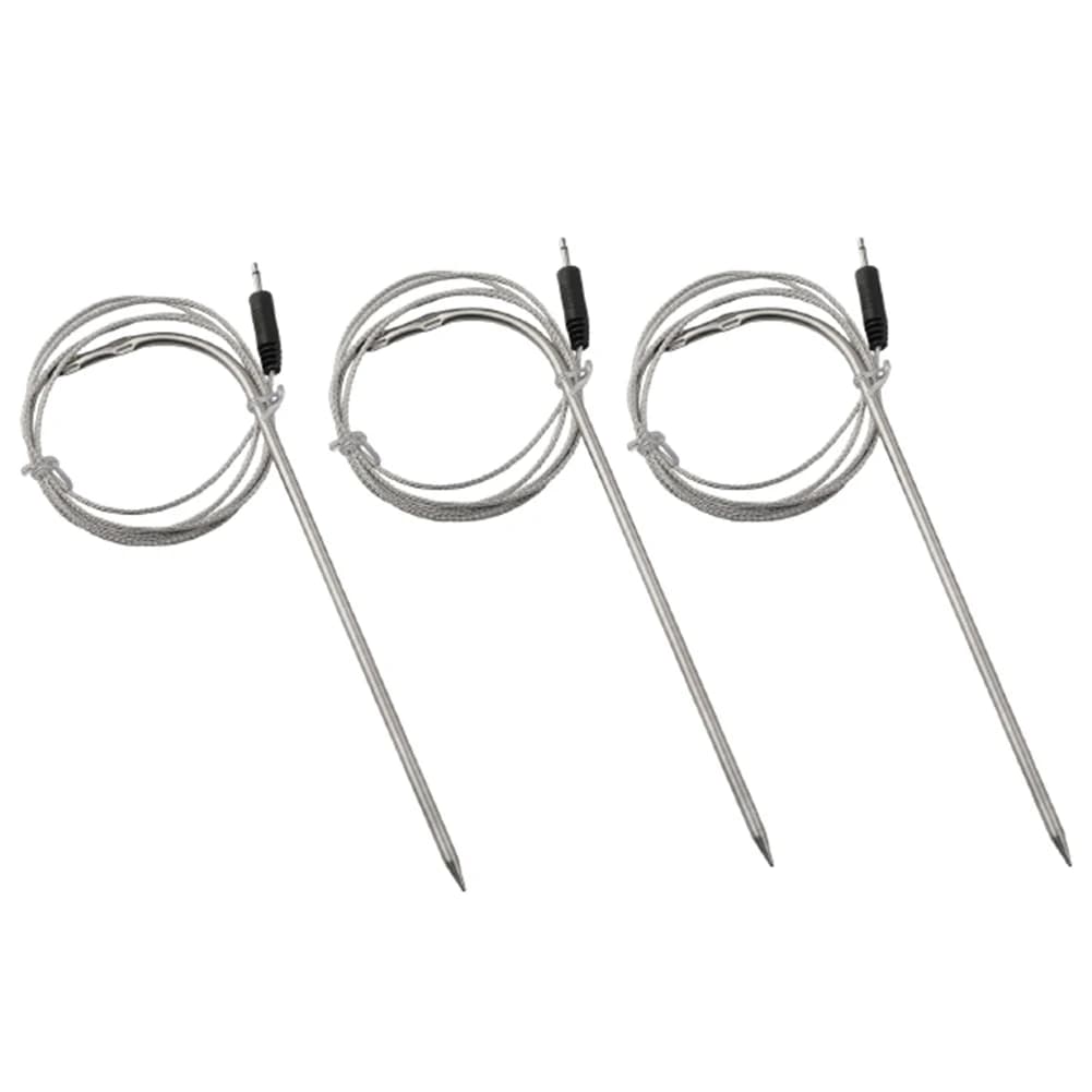 Sonde ad alte prestazioni da 3 pezzi per termometro per barbecue Connettore DC2 5 compatibile, perfette per il monitoraggio della temperatura della carne e degli alimenti