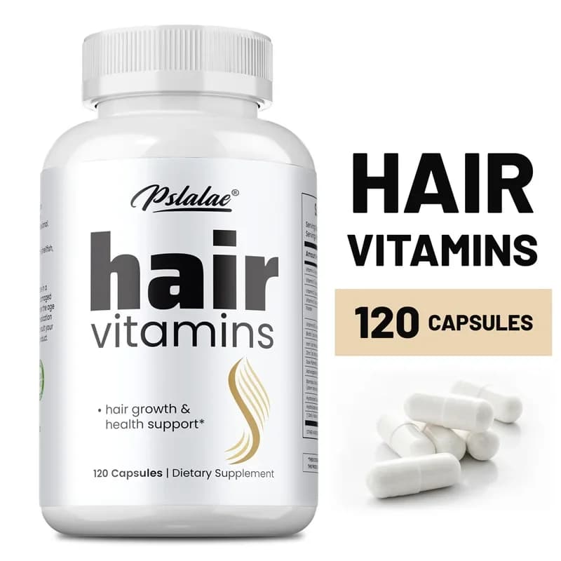 Vitamins for hair growth: promotes natural hair growth, thickening hair, effectively prevent hair loss and supplement nutrition