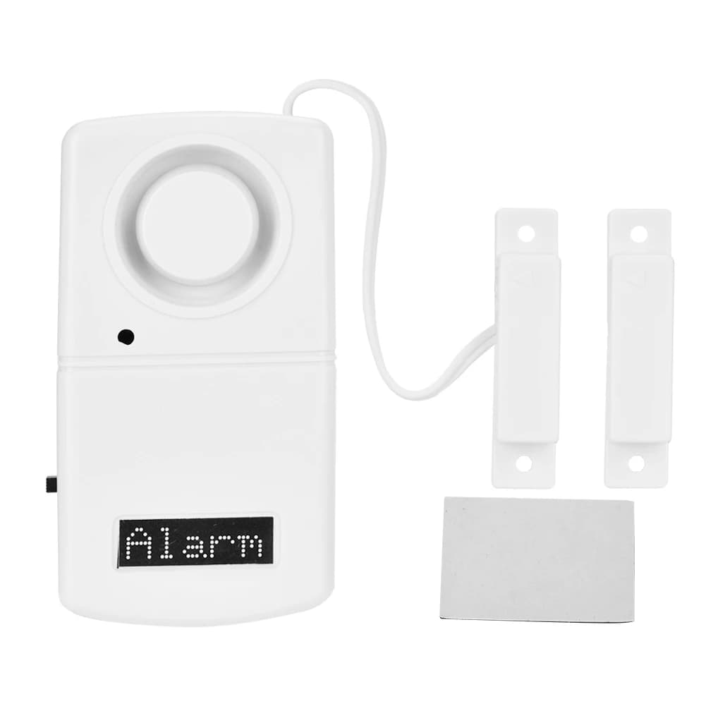 Sistema di allarme di sicurezza antifurto con sensore magnetico per porte e finestre domestiche wireless da 120 dB Batteria esclusa Sistema di allarme per porte e finestre