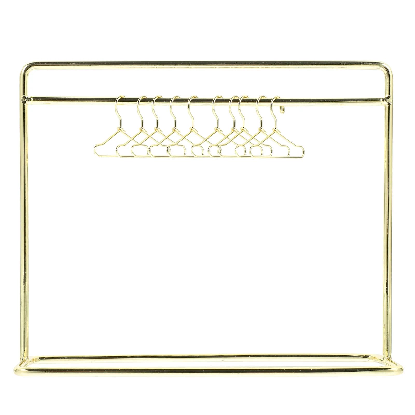 Set di 1 appendiabiti in miniatura, robusto organizer in metallo per vestiti, espositore per cameretta bambini, asilo nido