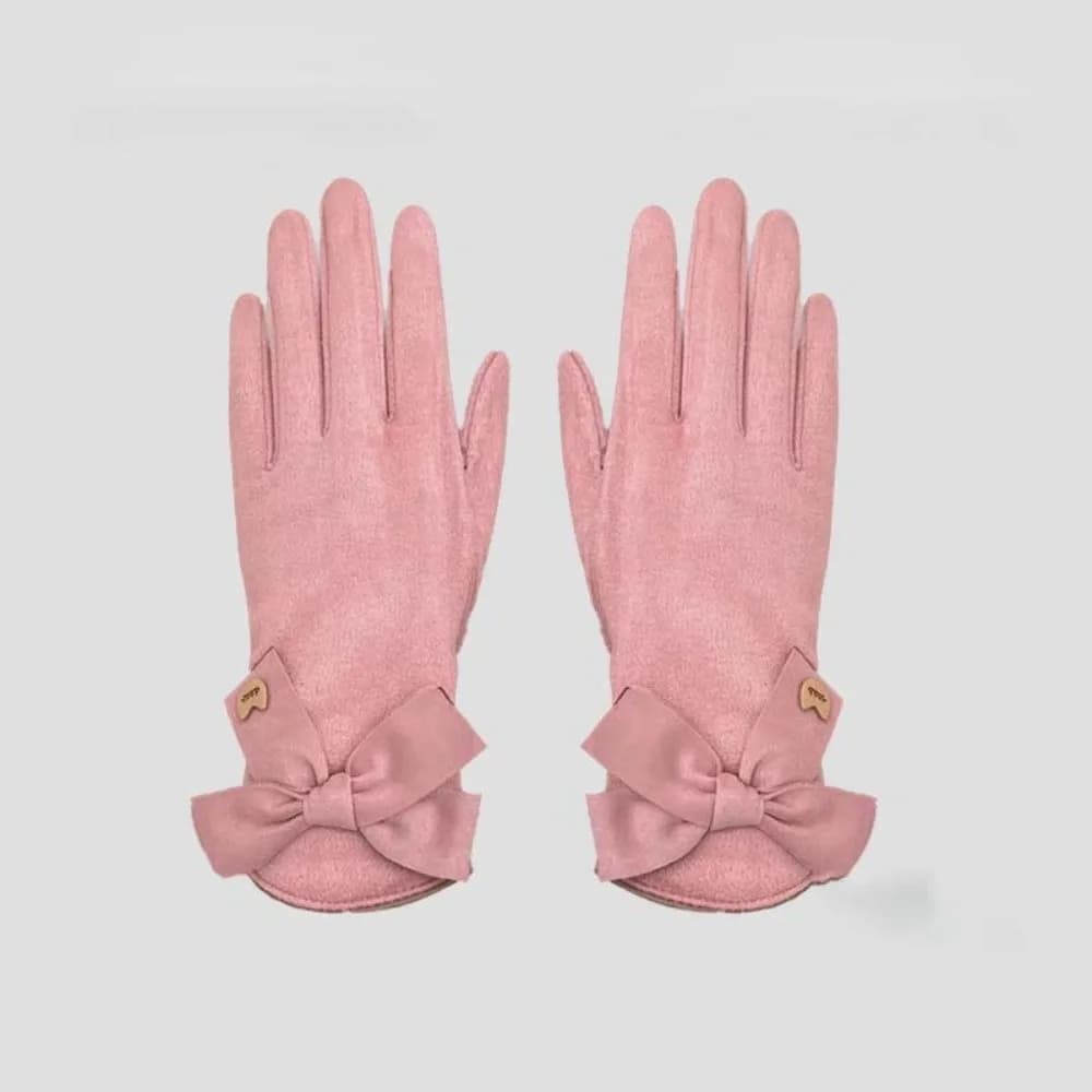 Guanti con vibrazione a 2 dita All-Match Touch screen morbido Guanti anti-freddo da donna Scaldapiedi antivento Guanti da ciclismo