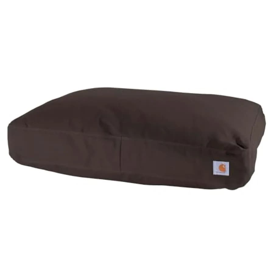 Cuccia per Cani in Tela Resistente, Impermeabile, Robusta, in Cotone, Marrone Scuro, Taglia Media