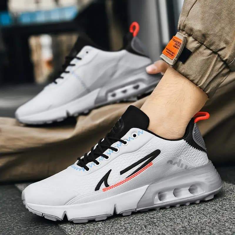 Tenis Scarpe da uomo Scarpe da ginnastica Scarpe casual unisex Scarpe da ginnastica da uomo stringate traspiranti Scarpe da corsa con cuscino d'aria