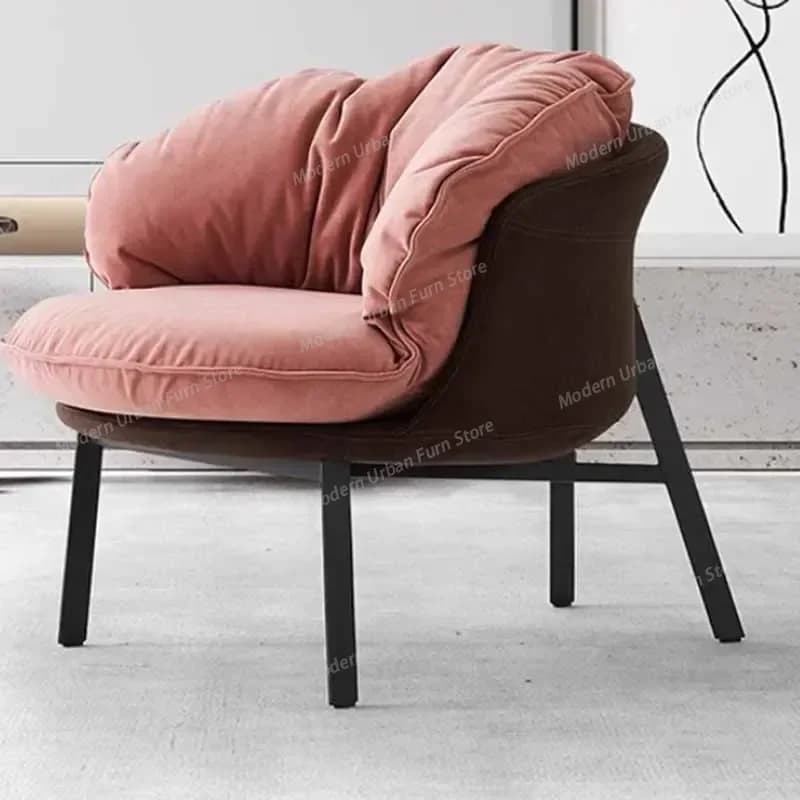 Sedie da Soggiorno Kawaii Elastiche Semplici Rosse Comode e Moderne in Stile Nordico per Gaming e Relax - Sedie da Soggiorno Arredamento