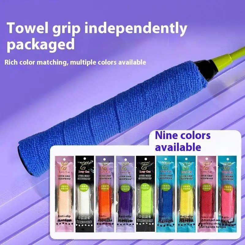 1/3 pz Asciugamano Colla Grip Badminton Racchetta Da Tennis Overgrips Nastro Racchetta Grip Grip Nastro antiscivolo Fascia Sudore Badminton