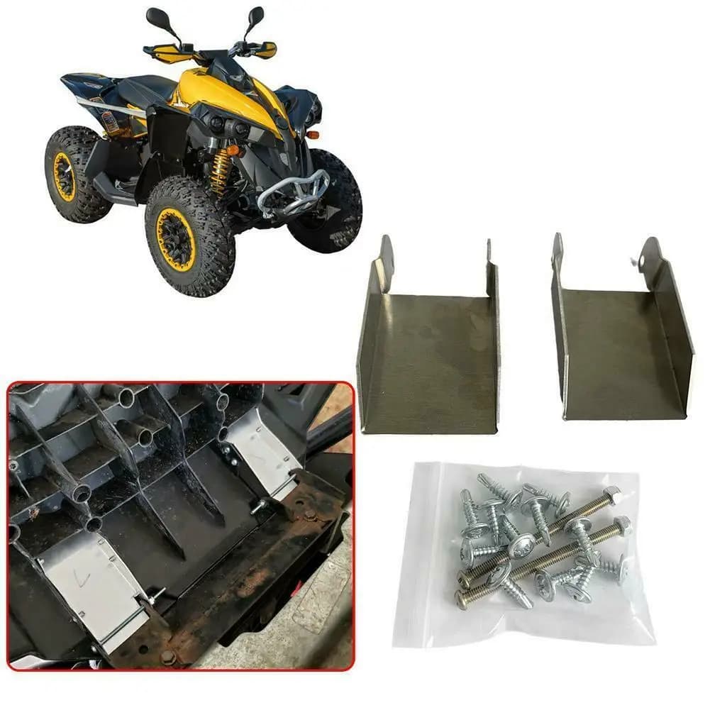 Kit staffe cerniera coperchio di ricambio coperchio portaoggetti anteriore in alluminio per Polaris Sportsman 450 570 850 2015 2016 2017