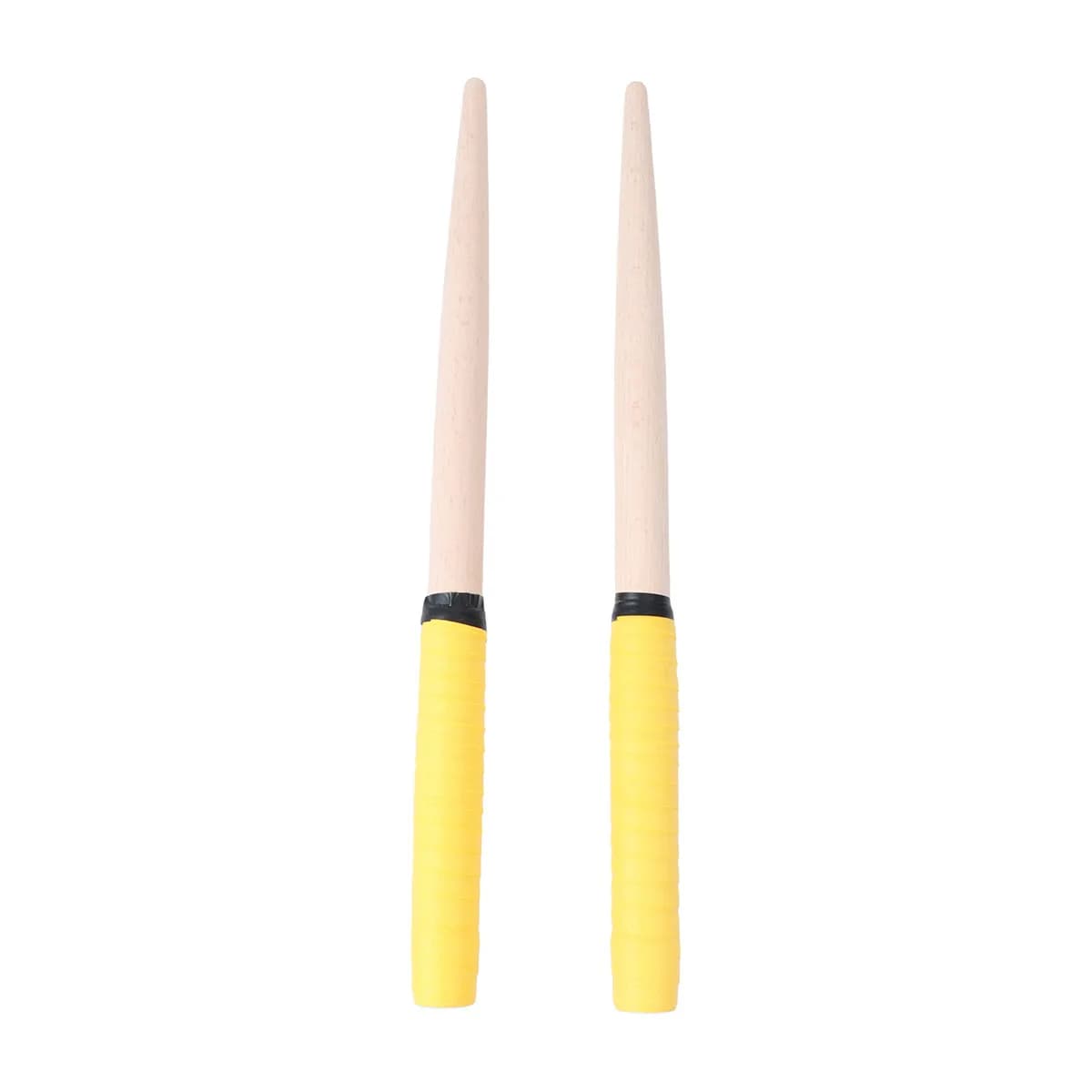 1Pair Drum Stick Wooden Taiko Drumsticks 35x2cm Lightweight Portable Rubber Handle Percussion Instruments Accessories