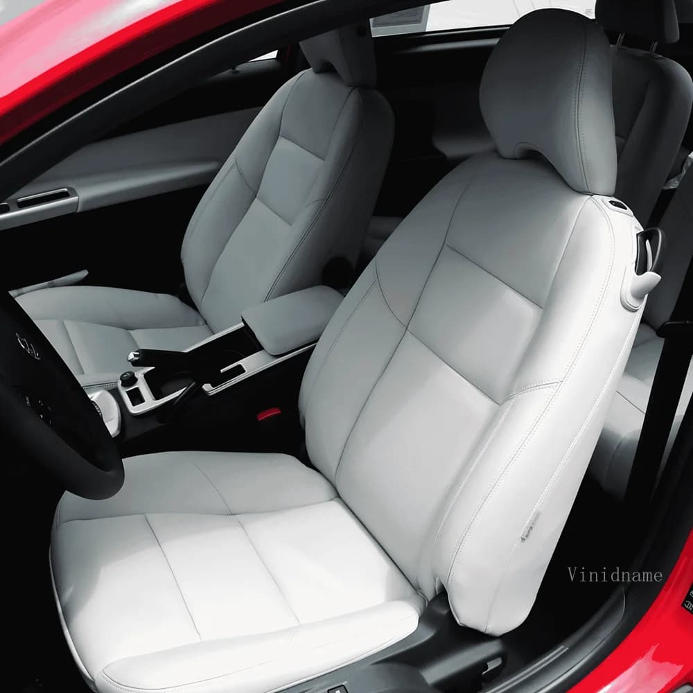 For Volvo C30 2006 2007 2008 2009 2010 2011 2012 2013 PU Leather Custom Car Seat Covers Full Set Interior Protector Accessories