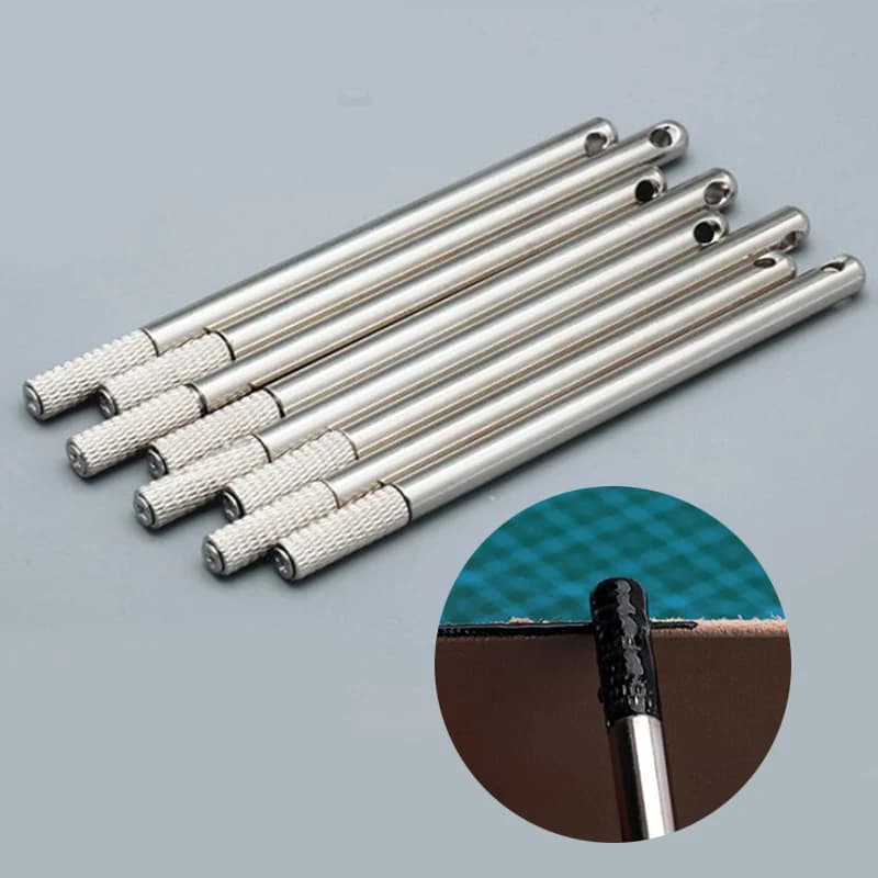 1PC Metal Leather Edge Oil Gluing Dye Pen Applicator Speedy Paint Roller Tool for Leathercraft Craftsmanship