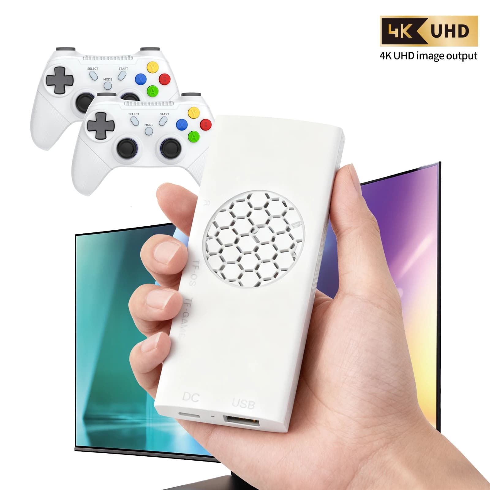 Console di gioco con processore a 8 core G99 per P1/P2/FC (oltre 35 emulatori) con display HD 4K, frequenza 2,2 GHz e supporto multilingue