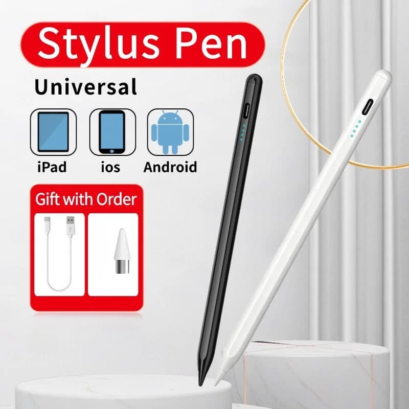 Penna Stilo Attiva Universale per Tablet Xiaomi Huawei, Penna per Telefono Cellulare Android Apple iPad, Matita per Schermo Touch