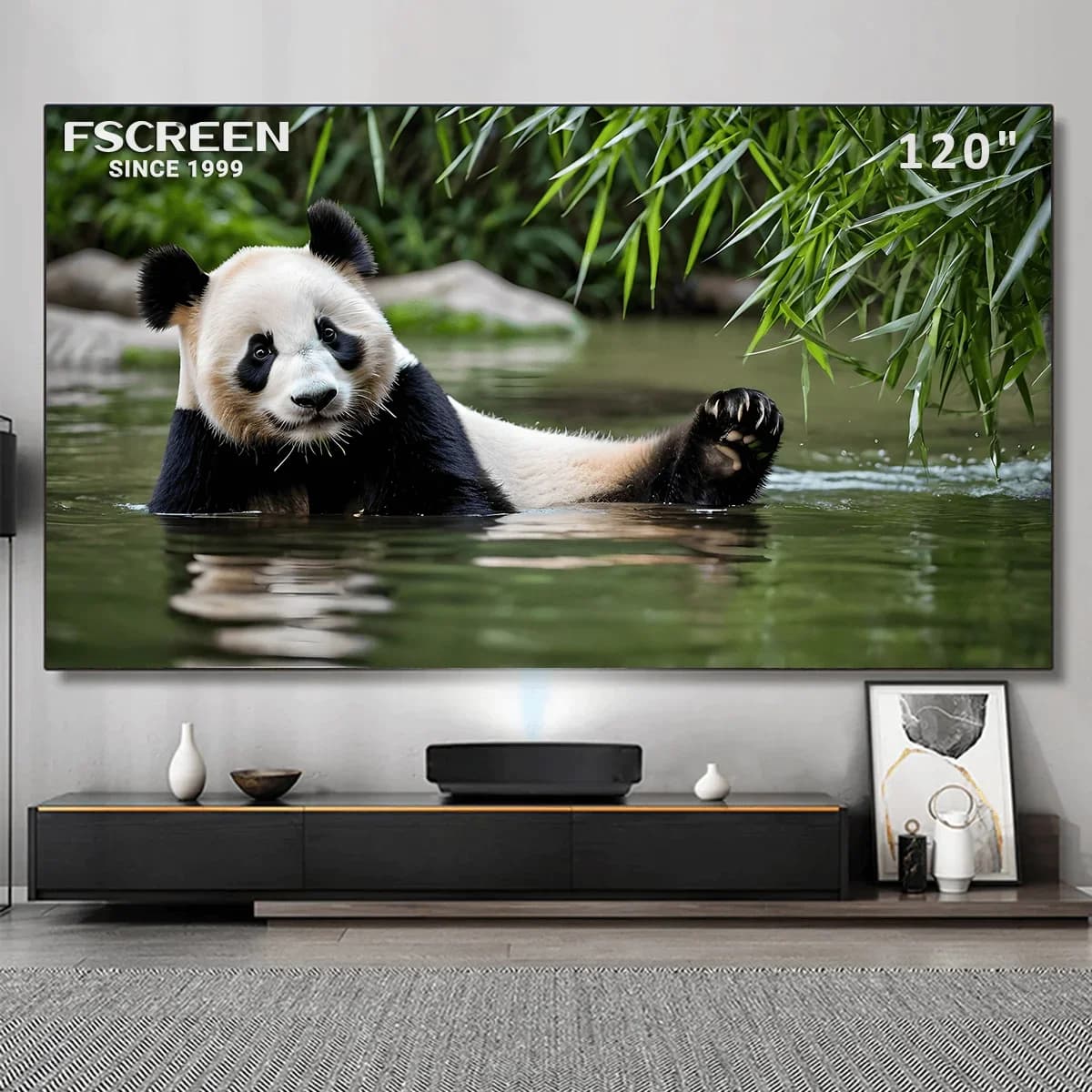 Fscreen Aura Series Fresnel ALR Schermo per proiettore Schermo per proiezione a cornice fissa 120 pollici 8K UHD per proiettore UST Home Theater