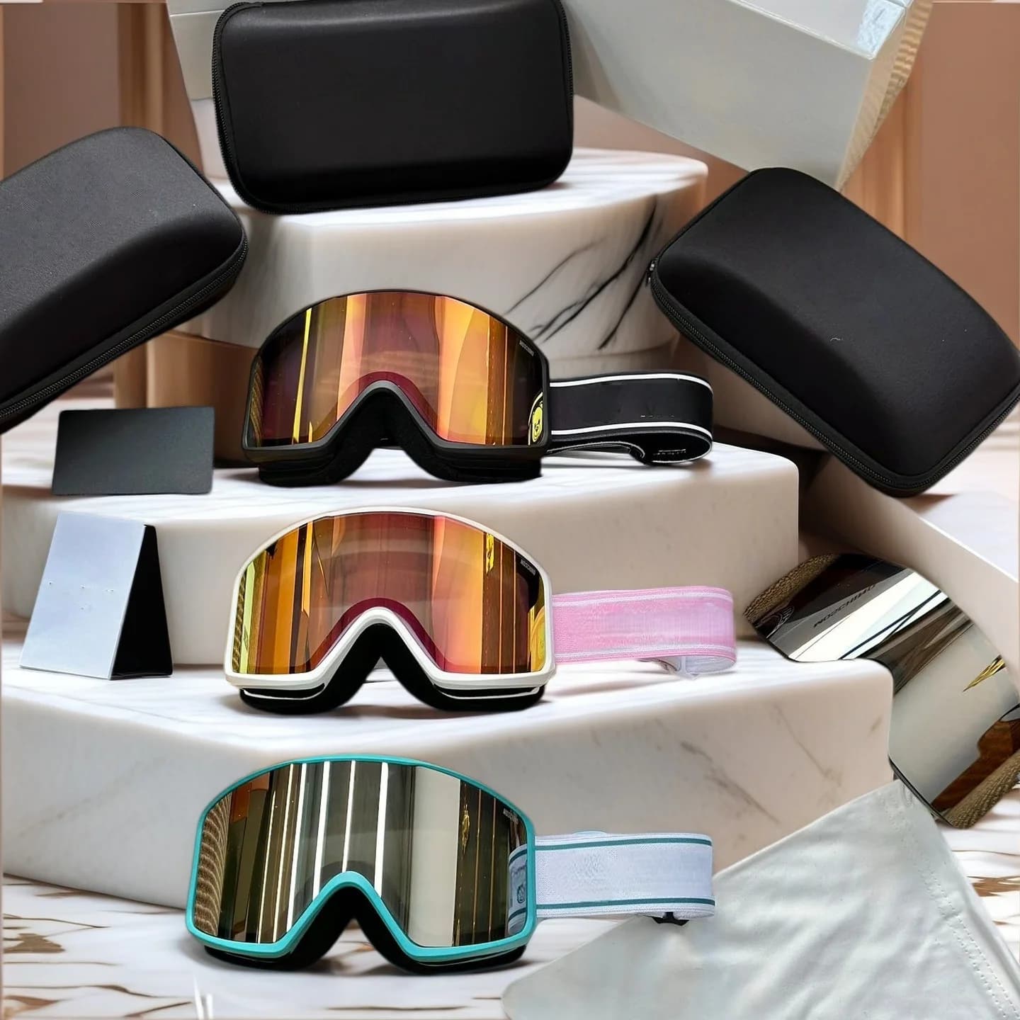 Occhiali da Sci di Design di Alta Gamma, Occhiali per Alpinismo, Occhiali da Sci di Lusso, Occhiali da Ciclismo, Attrezzatura da Sci