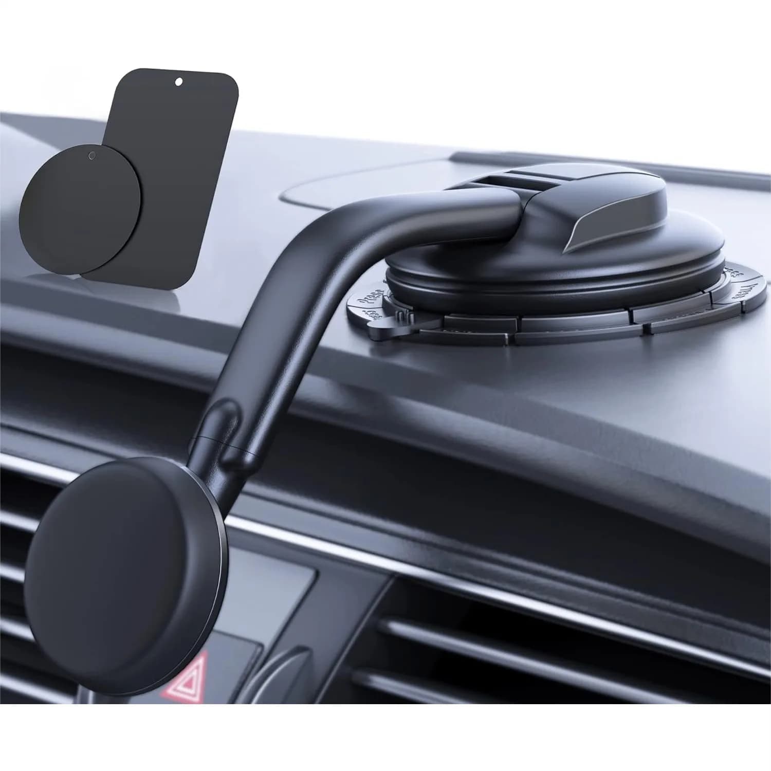 Magnetic Phone Holder For Car With Powerful N52 Magnets And Strong Suction Cup Dashboard Windshield Mount For Cell Phone