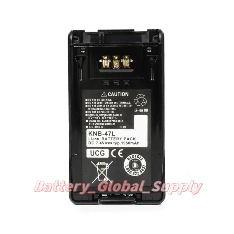 Batteria per Walkie Talkie TK-5220 TK-5320 NX-200 NX-300 KNB-47L 7.4V 1950mAh 1 Pezzo