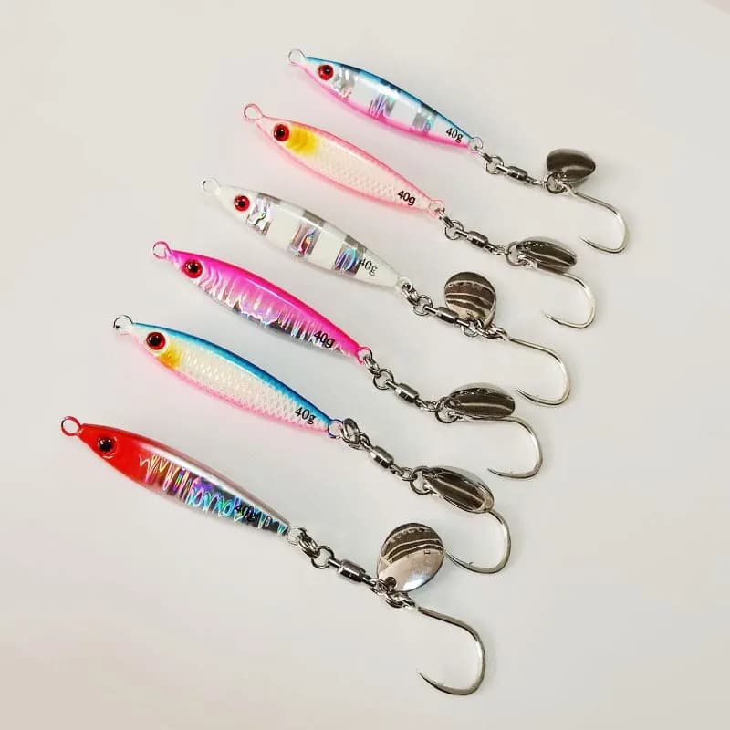 30g 40g 60g 80g bright glow metal bass mackerel yellow croaker vivavoce fishing call launch bait fishing jigging call boat