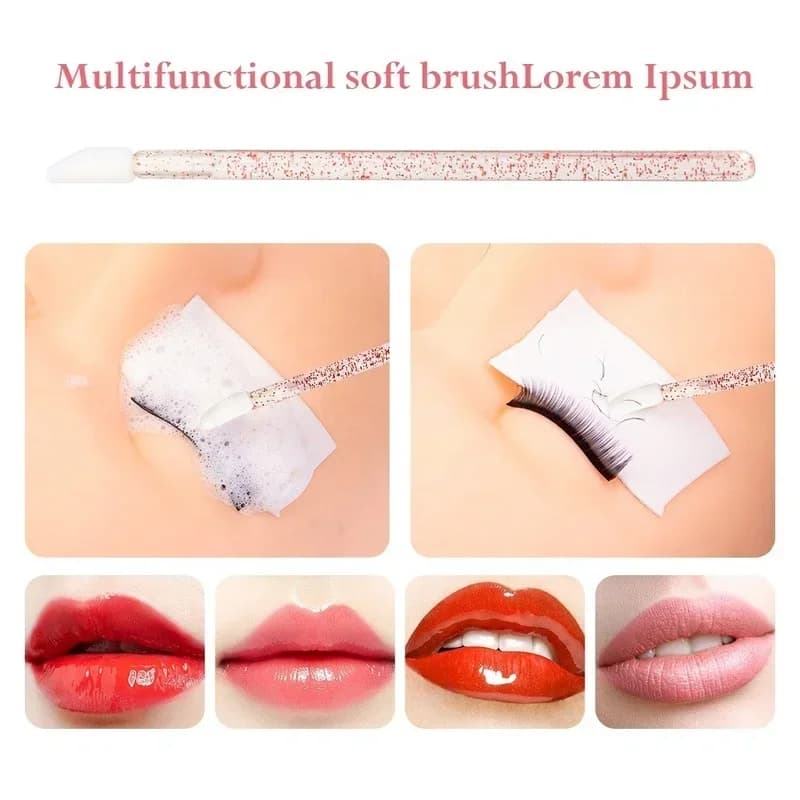 Disposable Makeup Brushes for Eyelash Extension Tool, Individual Mascara applicator for Eyelash Removal Cleaning, 50 Pieces