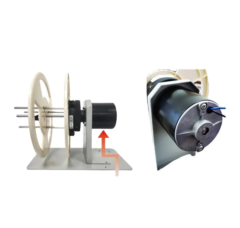 per stampante termica automatica per etichette Riavvolgitore per etichette con nucleo regolabile con avvolgitore con supporto per nucleo coreless