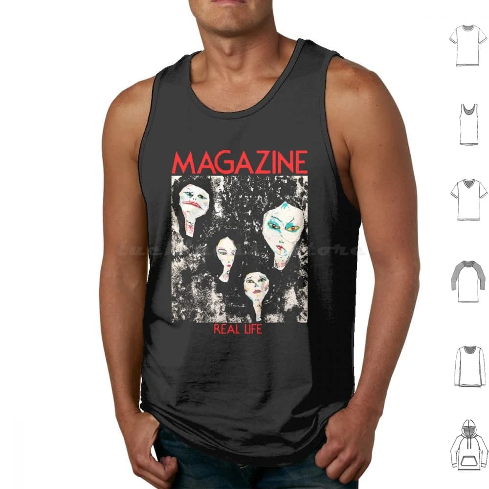 Magazine-Real Life Premium Canotte Canottiera senza maniche Siouxsie And The Banshees Siouxsie And The Banshees Manica lunga
