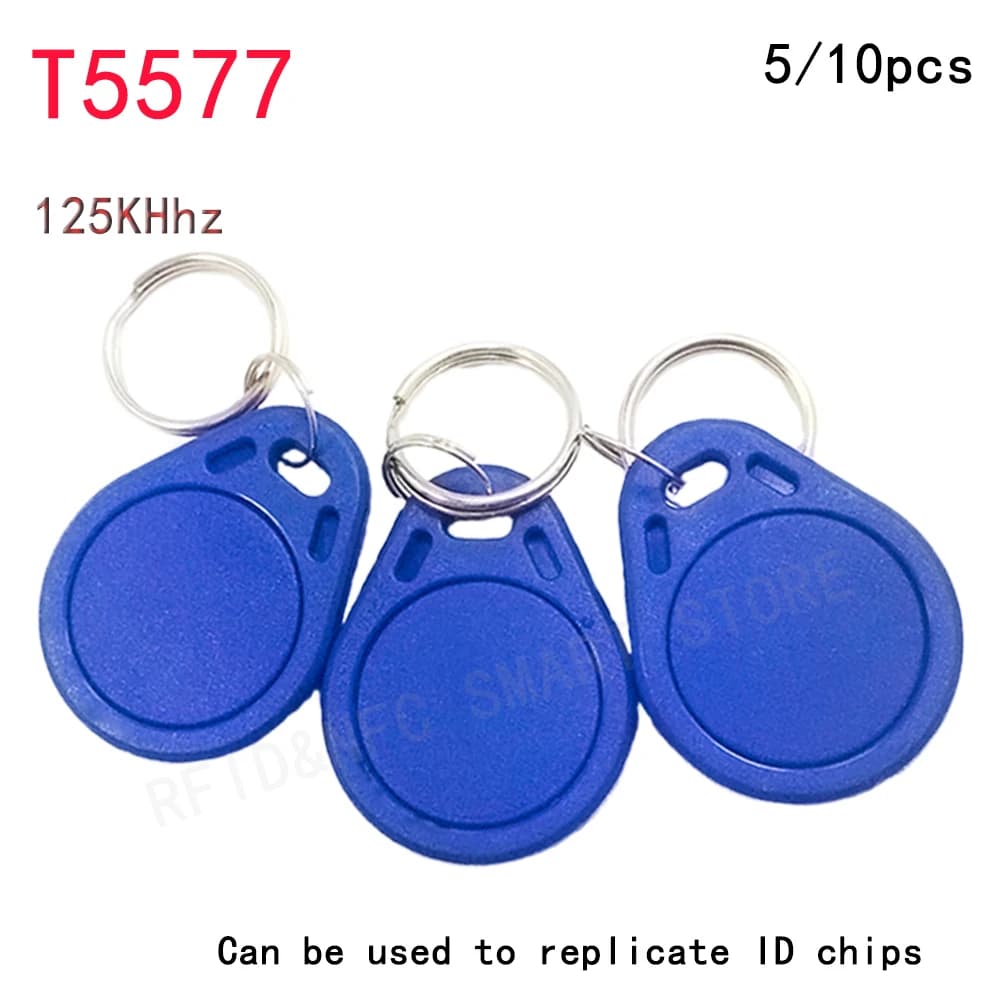 10 pz/lotto 125khz RFID T5577 controllo accessi ingresso porta Token Clone di alta qualità NFC Smart Chip Tag copia Chip ID scheda Rfid