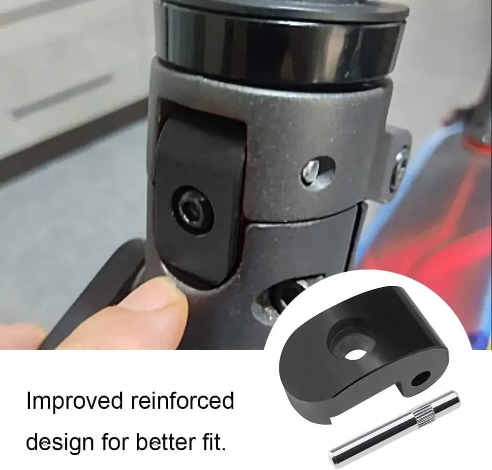 Gancio pieghevole in alluminio rinforzato da 1 pezzo: cerniera di ricambio per scooter elettrico Xiaomi M365/1S/Pro