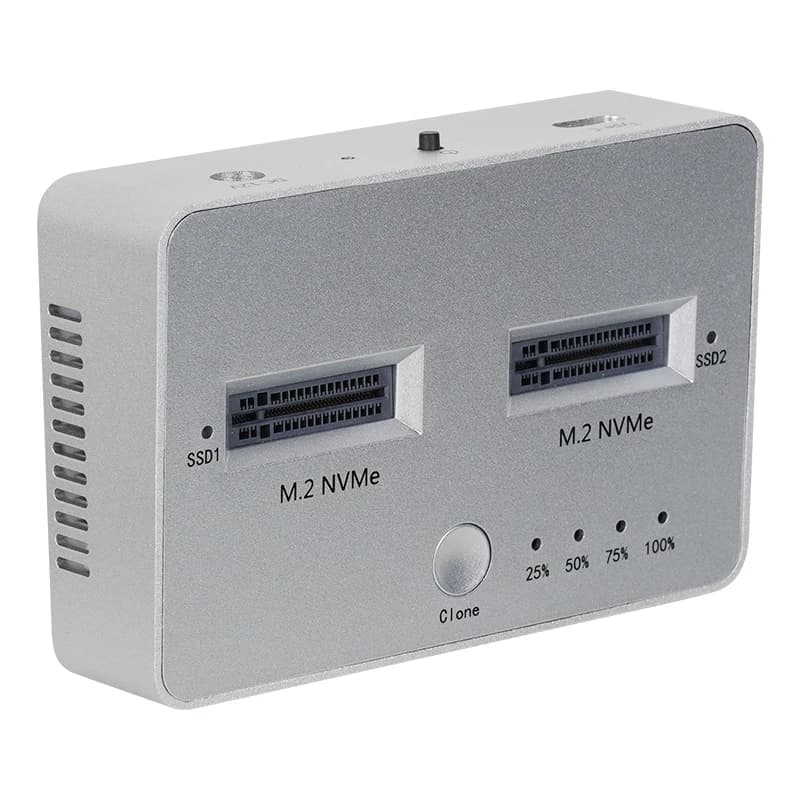 VCOM USB Tipo C SSD Clone Docking Station M.2 NVMe Clonazione dati disco rigido per custodia SSD M B Key 2280/2260/2242/2230