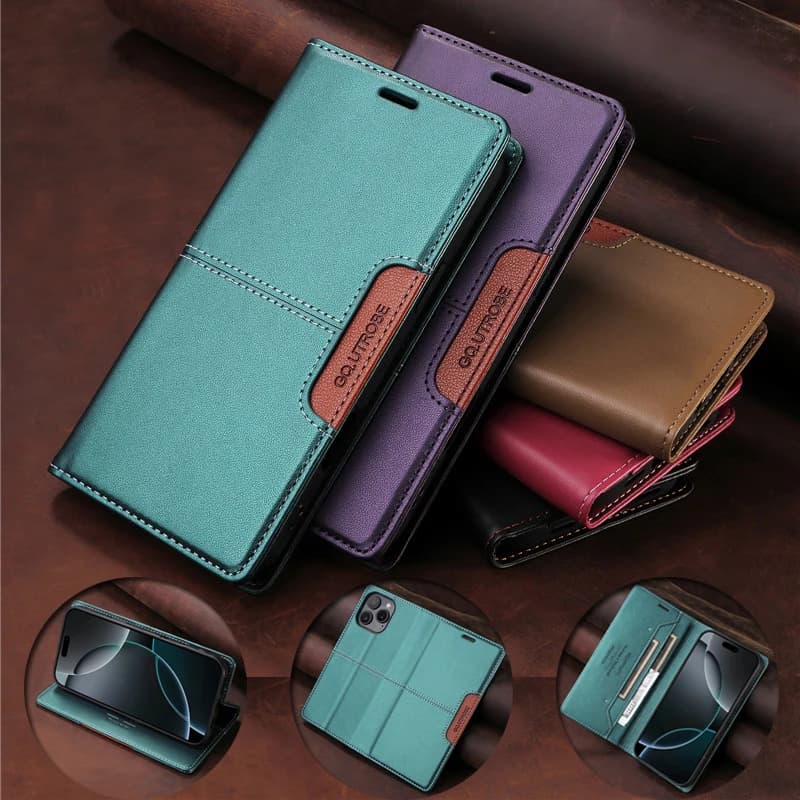 Magnetic Wallet Anti-theft Leather Case For Xiaomi Poco F8 Ultra PocoF8 Pro 5G 2510DPC44G MiF8 Card Holder Phone Book Flip Cover