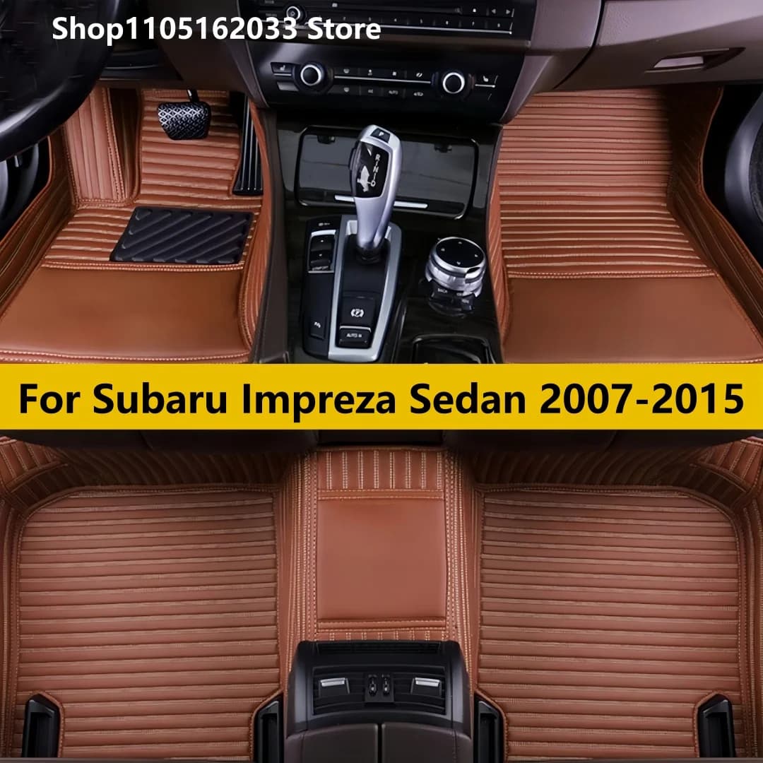 Tappetino per auto per Subaru Impreza Berlina 2007 2008 2009 2010 2011 2012 2013 2014 2015 Auto Tappeti Piede Coche Accessori