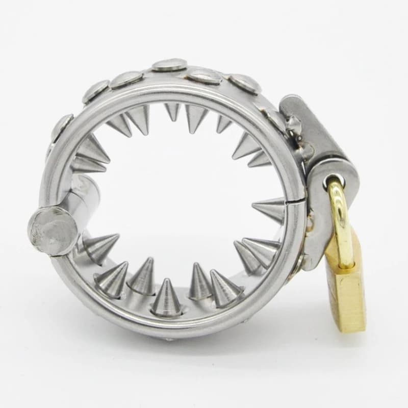 Weight bearing scrotal ring, thorn pendant, restraint, stretching training, metal stainless steel SM training, male and female