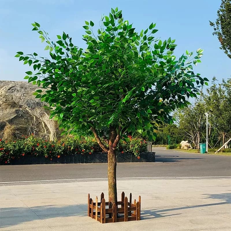 Albero di Ginkgo finto Ginkgo artificiale, albero dei desideri, decorazione del giardino all'aperto, palcoscenico dell'hotel, matrimonio, Decoratin di piante verdi
